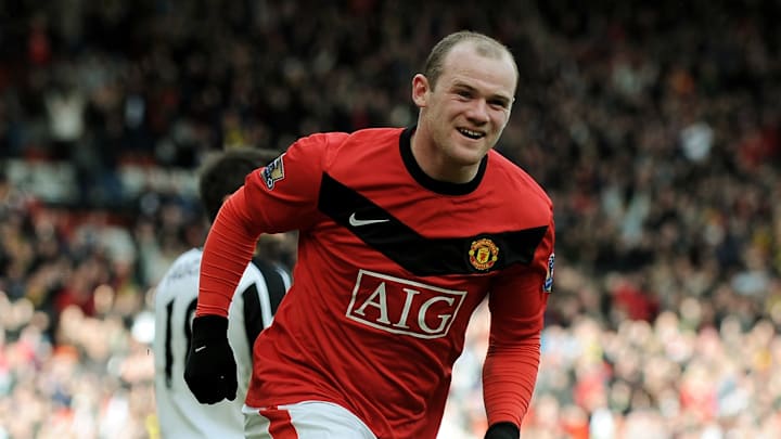 Roooney festeja un tanto ante Fulham en 2010