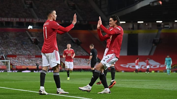 Mason Greenwood, Edinson Cavani