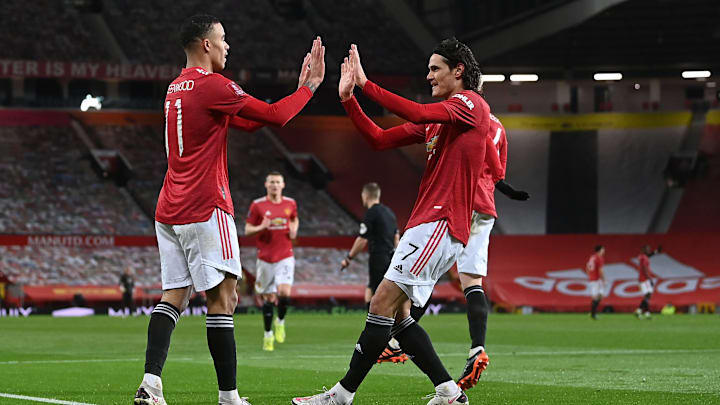 Mason Greenwood dan Edinson Cavani