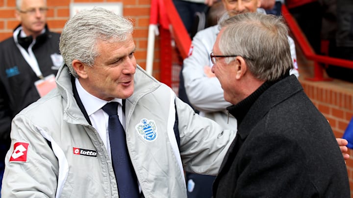 Mark Hughes dan Sir Alex Ferguson