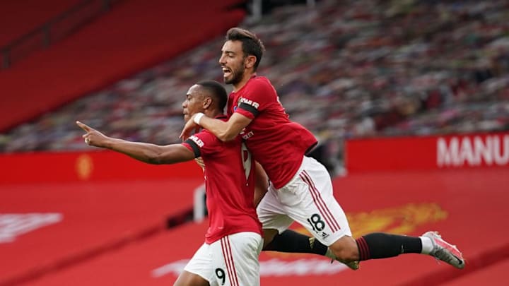 Bruno Fernandes dan Anthony Martial