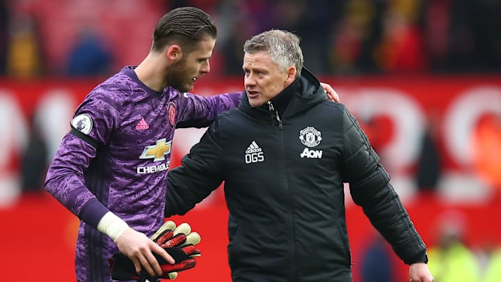 David De Gea dengan Ole Gunnar Solskjaer David De Gea dengan Ole Gunnar Solskjaer