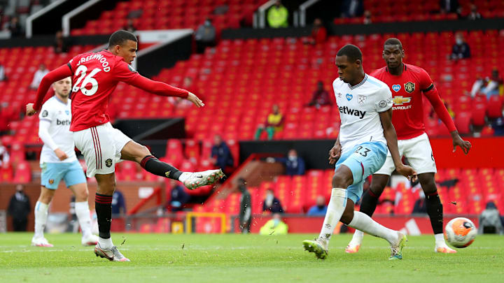 Gol Mason Greenwood ke gawang West Ham United