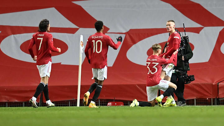 Selebrasi gol Scott McTominay Selebrasi gol Scott McTominay