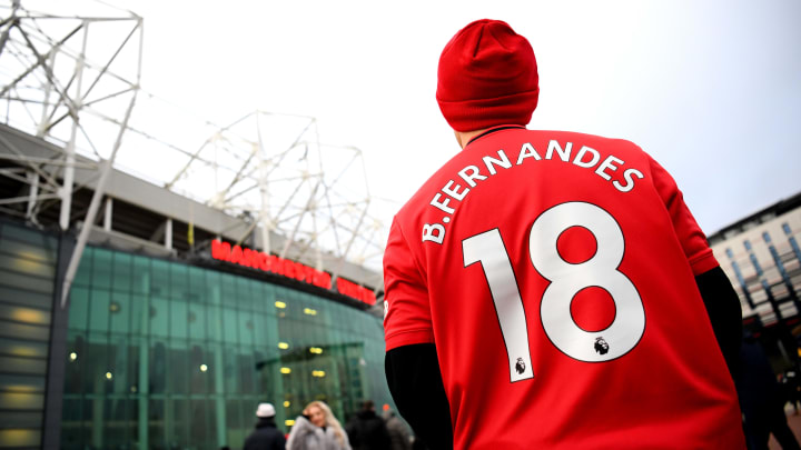 Bruno Fernandes wears number 18 for Manchester United