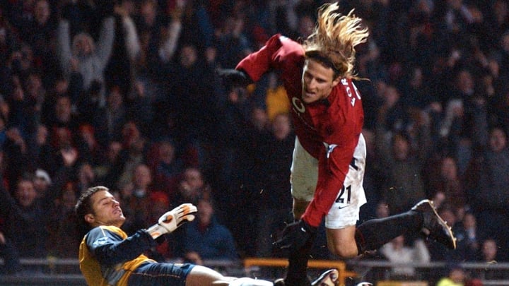 Diego Forlan chưa trưởng thành ở MU Diego Forlan chưa trưởng thành ở MU