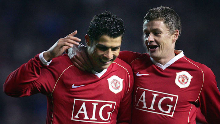 Manchester United's Portuguese striker C