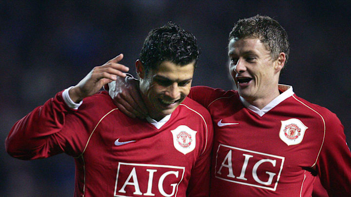 Manchester United's Portuguese striker C