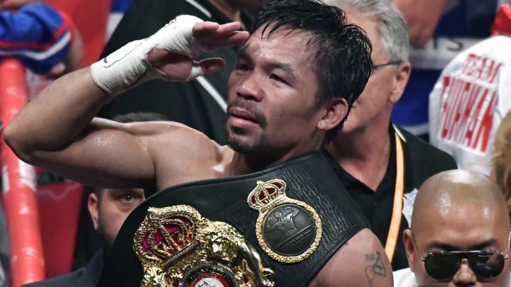 Pacquiao viene de pelear en julio de 2019