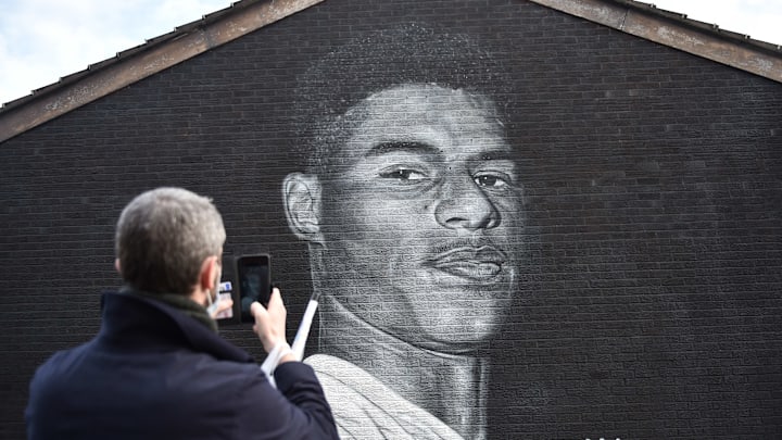 Marcus Rashford Mural In Manchester Marcus Rashford Mural In Manchester