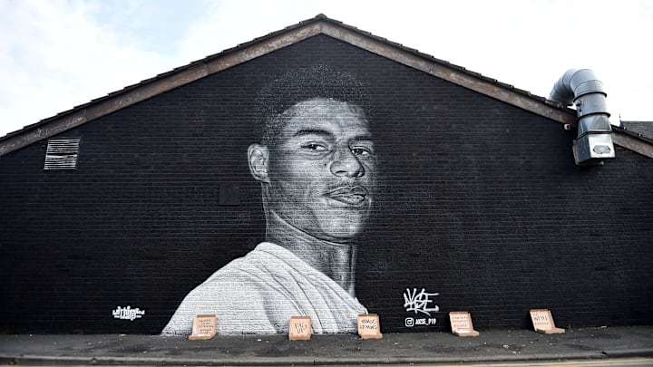 Marcus Rashford Mural In Manchester Marcus Rashford Mural In Manchester