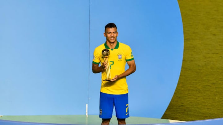 Gabriel Verón, promesa del Palmeiras de Brasil.