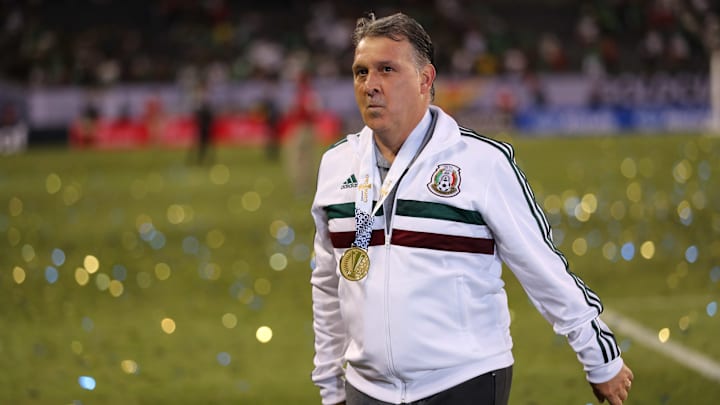 Gerardo el 'Tata' Martino dirigiendo a la Selección Mexicana Gerardo el 'Tata' Martino dirigiendo a la Selección Mexicana