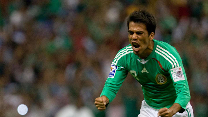 Mexico's Pavel Pardo celebrates his seco