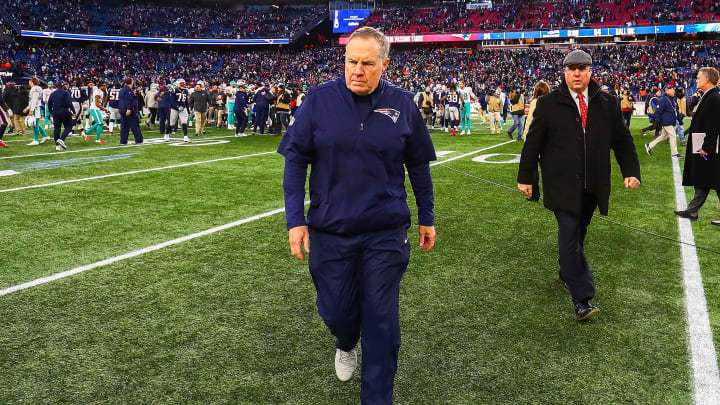 Bill Belichick after the Patriots loss to the Miami Dolphins.