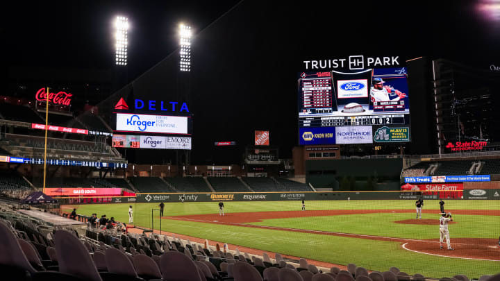Miami Marlins v Atlanta Braves Miami Marlins v Atlanta Braves