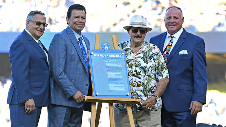 Fernando Valenzuela fue inmortalizado por los Dodgers de Los Ángeles