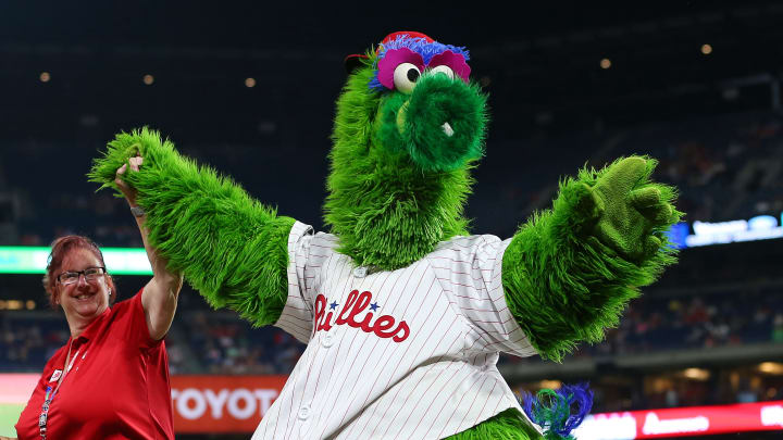 El Phillie Phanatic se vio por primera vez en el estadio de los Filis en 1978