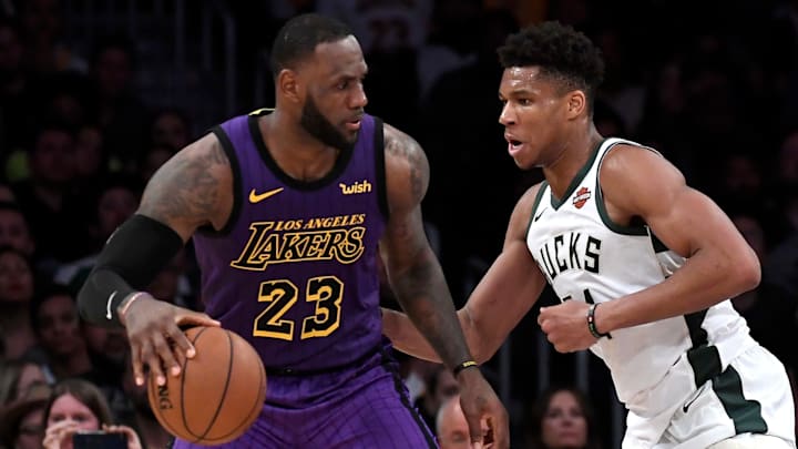 LeBron James y Giannis se han enfrentado en 18 ocasiones en la NBA