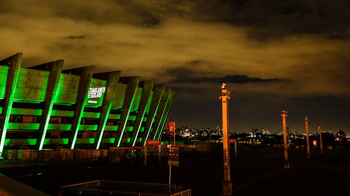 Mineirao Stadium to be Lit Up in Green, the Color of Hope, as a Thank You to all Professionals