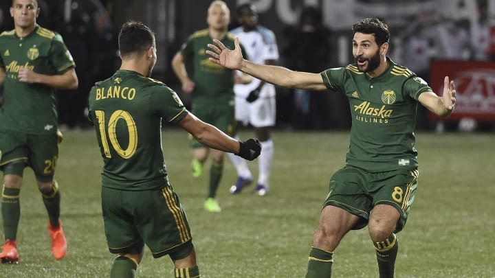 Las figuras del campeón Portland Timbers son argentinos: Diego Valeri y Sebastián Blanco. Las figuras del campeón Portland Timbers son argentinos: Diego Valeri y Sebastián Blanco.