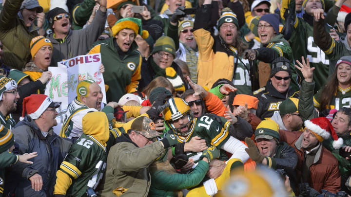 There won't be any Lambeau leaps in 2020, with the NFL filling front-row seatings with ad space as a coronavirus precaution.