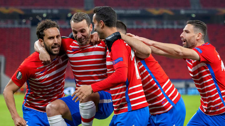 Roberto Soldado, Maxime Gonalons, Alberto Soro, Antonio Puertas