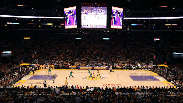 NBA Finals Game 1:  Boston Celtics v Los Angeles Lakers
