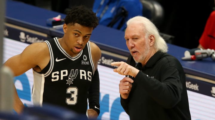 The Spurs and Gregg Popovich aren't expected to make a playoff run in the 2021-22 season.