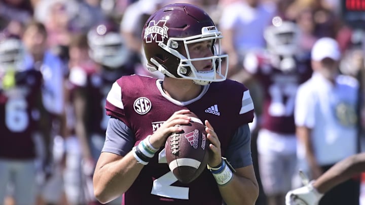 Mississippi State quarterback Will Rogers will look to lead his team to un upset victory over Texas A&M.