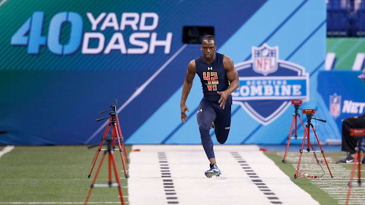 Bengals WR John Ross running the 40-yard dash