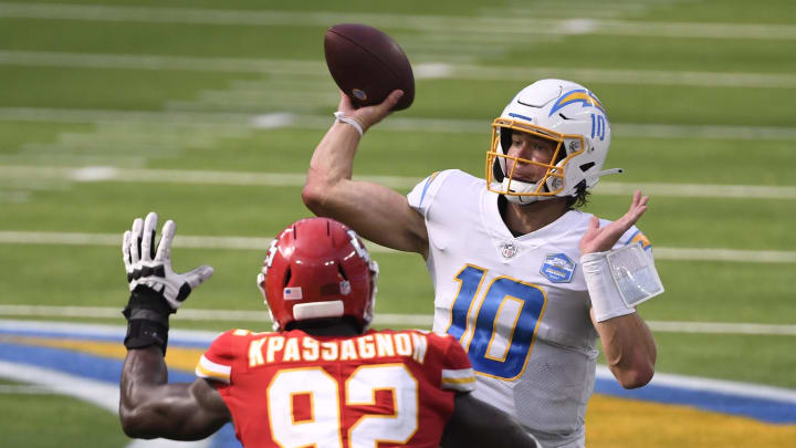 Justin Herbert and the Chargers will go on the road against K.C. in Week 3.