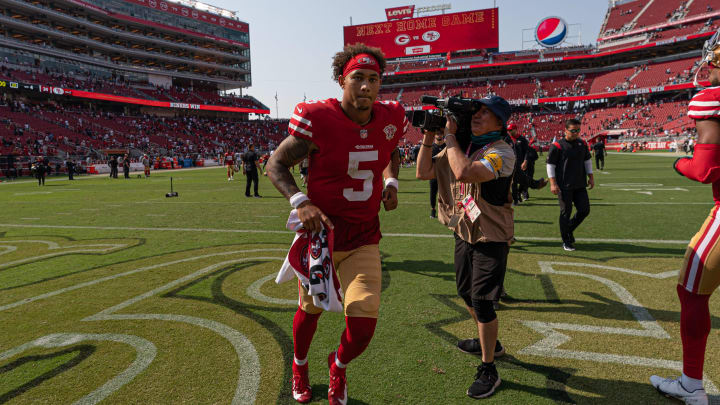 Trey Lance, the 49ers' first round pick is the future of the franchise at the quarterback position. But Jimmy Garoppolo remains the starter.