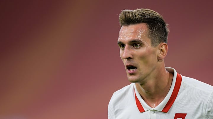 Arek Milik con la Polonia