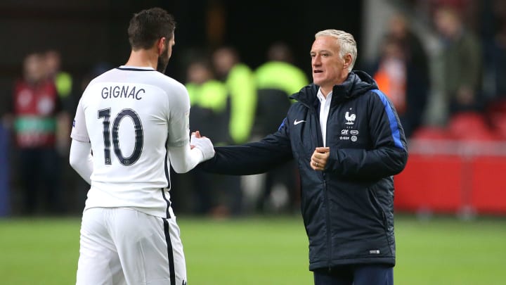 André-Pierre Gignac n'a pas oublié Didier Deschamps et l'équipe de France. André-Pierre Gignac n'a pas oublié Didier Deschamps et l'équipe de France.