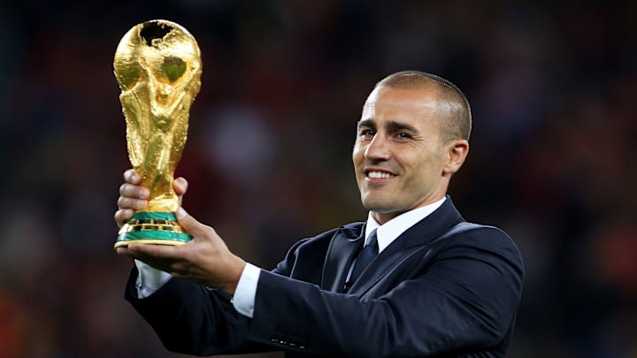 Cannavaro fue capitán de la selección italiana cuando ganaron la Copa del Mundo en Alemania.