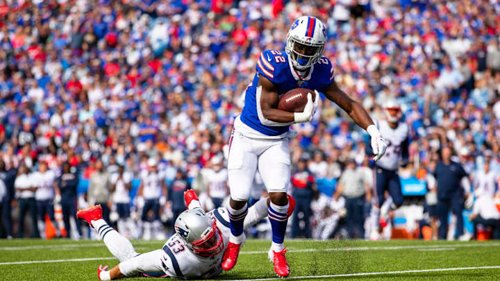 Buffalo Bills RB T.J. Yeldon may be done in town after one season.