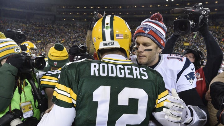 New England Patriots, Green Bay Packers, Aaron Rodgers, Tom Brady
