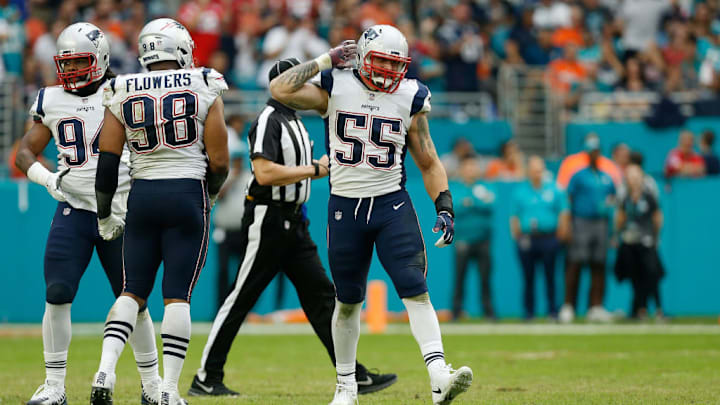 New England Patriots pass rusher John Simon