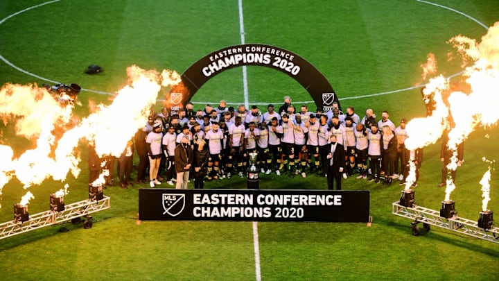 Columbus Crew celebra el título de la MLS.