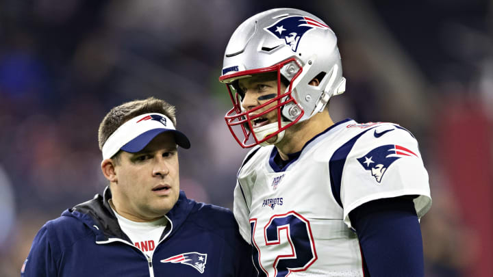 Josh McDaniels and Tom Brady Josh McDaniels and Tom Brady