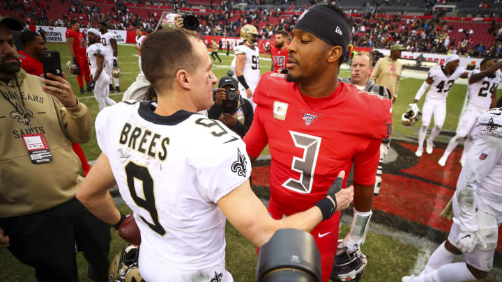 Jameis Winston and Drew Brees.