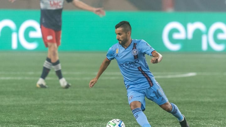 New York City FC y el distinto de su equipo: Maxi Moralez.