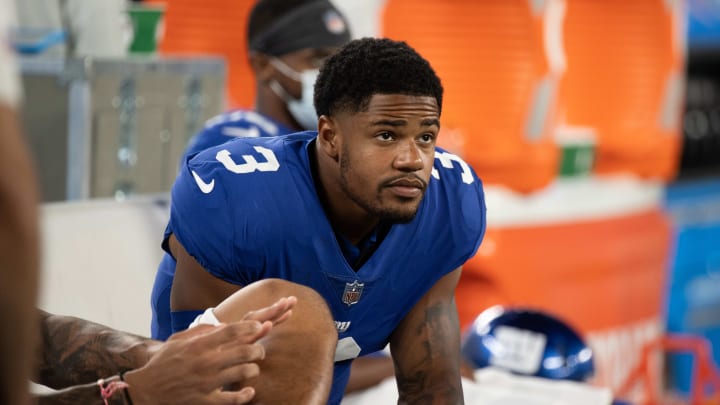 Sterling Shepard es parte del cuerpo de receptores de los New York Giants en la NFL 