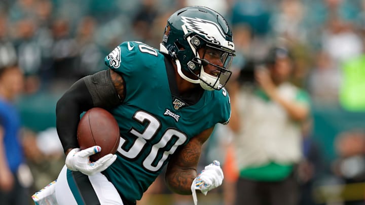 Philadelphia Eagles running back Corey Clement