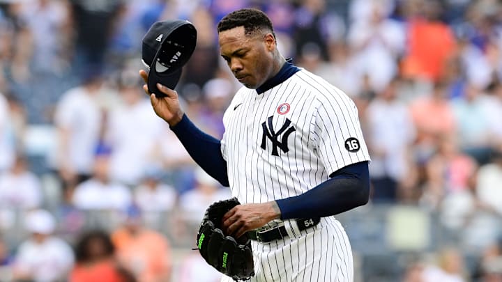 Aroldis Cahpman está viviendo una pesadilla con los Yankees 