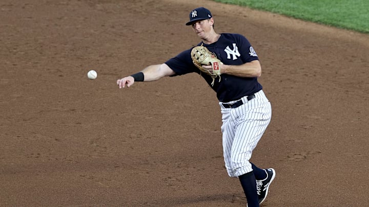 DJ LeMahieu jugó en la exhibición del domingo