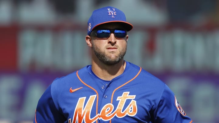 Tim Tebow fue pelotero profesional cuatro años con los Mets de Nueva York