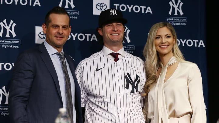 El manager de los Yankees, Aaron Boone, le hizo muchos elogios a Gerrit Cole en la presentación