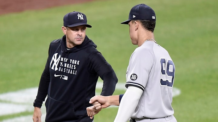El manager Aaron Boone no pudo contar con Judge en su lineup miércoles y jueves 